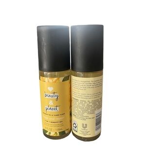 2 New Beauty & Planet Coconut Oil Ylang Ylang 3 in 1 Hair Benefit Oil